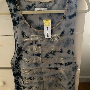 NWT soulcycle mantra Chain tank Sz Sm